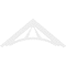 Ekena Millwork Pitch Stanford Architectural Grade PVC Gable Pediment, 60"W x 25"H x 1"P (10/12) GPP060X025X100STA - alternate 5